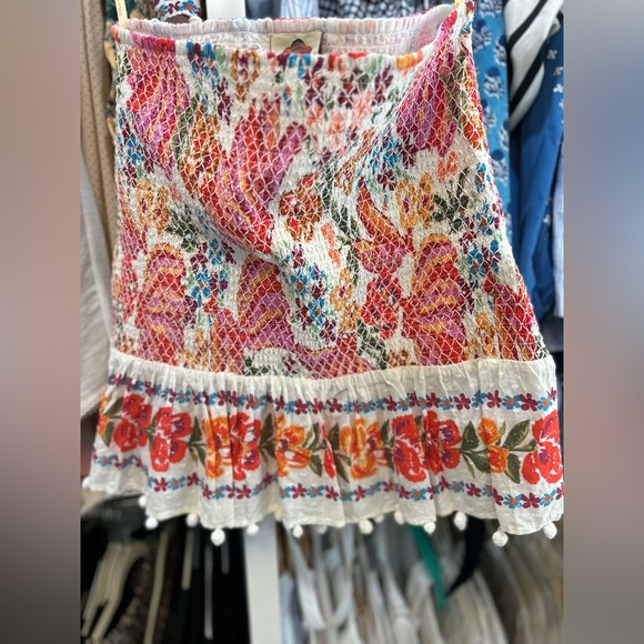 Farm Rio floral smocked skirt - Picture 3 of 3